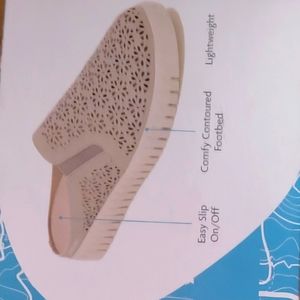 Womens JSport floral mule,  Taupe